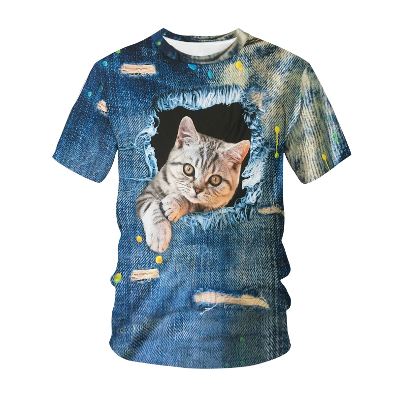 Fashion New T-shirt Boys Girls 3D T-shirts Printing Two Cats Short-sleeved Summer Children T shirt Top Tshirt Clothing Tops
Fashion New T-shirt Boys Girls 3D T-shirts Printing Two Cats Short-sleeved Summer Children T shirt Top Tshirt Clothing Tops