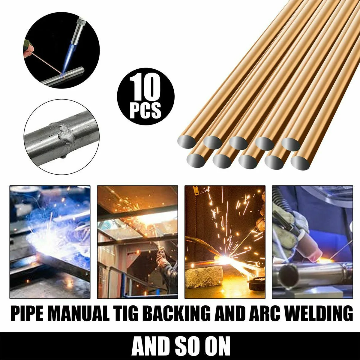 10pcs Brass Welding Rod Weld Bars Cored Wire For Soldering No Need Solder Powder Low Temperature Brazing Welding Wire
10pcs Brass Welding Rod Weld Bars Cored Wire For Soldering No Need Solder Powder Low Temperature Brazing Welding Wire
