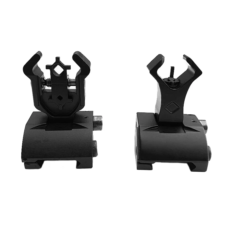 Tactical Diamondhead Combat Flip-Up Sight Rear and Front Sight for Picatinny Rail Full Aluminum Construction Black
Tactical Diamondhead Combat Flip-Up Sight Rear and Front Sight for Picatinny Rail Full Aluminum Construction Black
