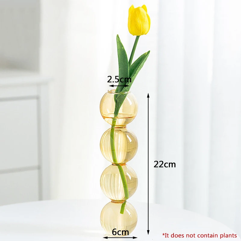 Vase Flower Arrangement Hydroponic Flowers European Creative Glass Bubble Spherical Art Flower Ornaments Home Vase Decoration
Vase Flower Arrangement Hydroponic Flowers European Creative Glass Bubble Spherical Art Flower Ornaments Home Vase Decoration