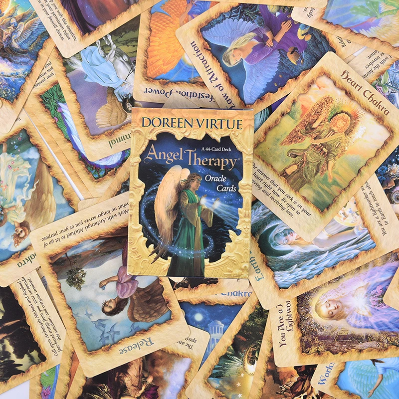 44pcs Tarot Cards English Version Angel Therapy Oracle Tarot For Fun Game Playing Card Table Games Entertainment Desk Game
44pcs Tarot Cards English Version Angel Therapy Oracle Tarot For Fun Game Playing Card Table Games Entertainment Desk Game
