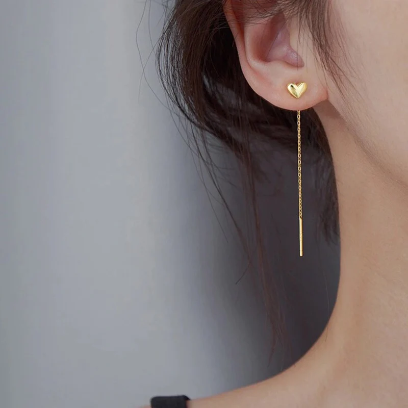 IngeSight.Z Titanium Steel Long Tassel Earrings Elegant Small Ball Love Heart Drop Dangle Earrings for Women Girls Jewelry Gifts
IngeSight.Z Titanium Steel Long Tassel Earrings Elegant Small Ball Love Heart Drop Dangle Earrings for Women Girls Jewelry Gifts