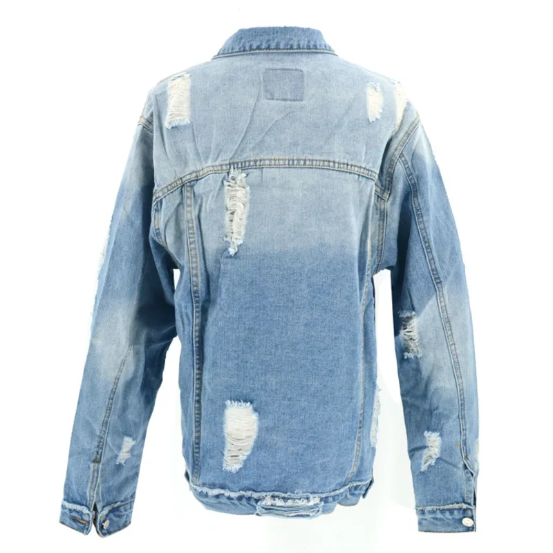 DenimColab 2021 Autumn Fashion Blue Ripped Washed Denim Jeckets Women Vintage Holes Long Sleeve Jeans Ladies Casual Jacket Coats
DenimColab 2021 Autumn Fashion Blue Ripped Washed Denim Jeckets Women Vintage Holes Long Sleeve Jeans Ladies Casual Jacket Coats