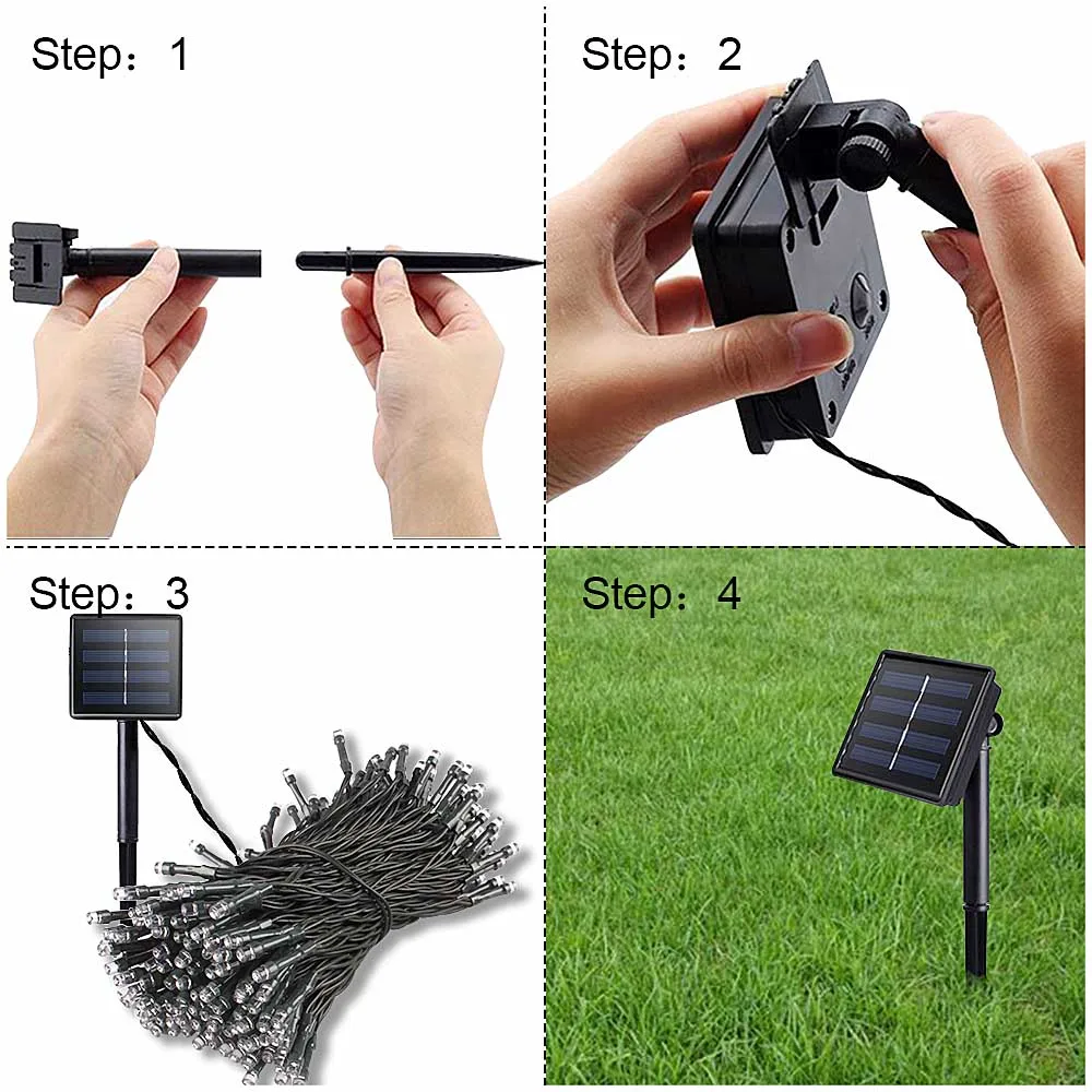 200 LED Solar String Fairy Lights Outdoor 22M 3 Mode Wedding Christmas Festoon Street Garland Lamp For Garden Ramadan Decoration
200 LED Solar String Fairy Lights Outdoor 22M 3 Mode Wedding Christmas Festoon Street Garland Lamp For Garden Ramadan Decoration