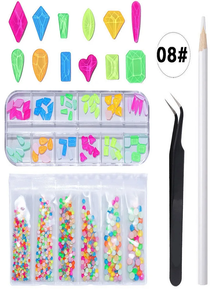 2020New 3D nail art rhinestone colorful crystal AB rhinestone flatback glue on 12 styles nail making accessories for nail art
2020New 3D nail art rhinestone colorful crystal AB rhinestone flatback glue on 12 styles nail making accessories for nail art
