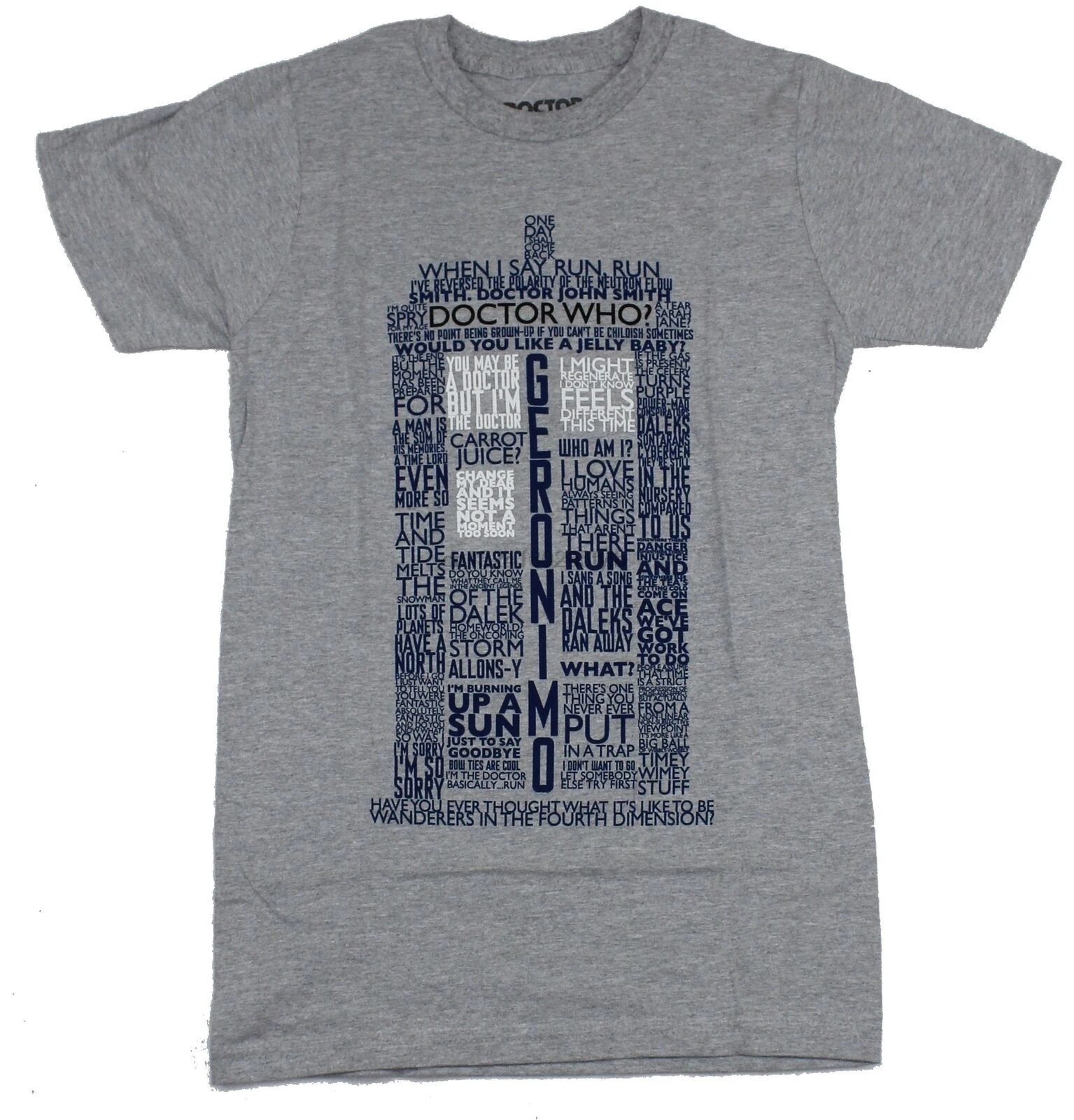 Мужская футболка Доктор Кто Tardis сделанная из известных цитат|Мужские футболки| |