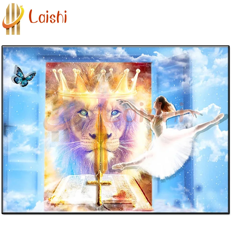 DIY diamond embroidery The word of God, lion, cross, angel full square round diamond painting 5D mosaic stickers home decoration
DIY diamond embroidery The word of God, lion, cross, angel full square round diamond painting 5D mosaic stickers home decoration