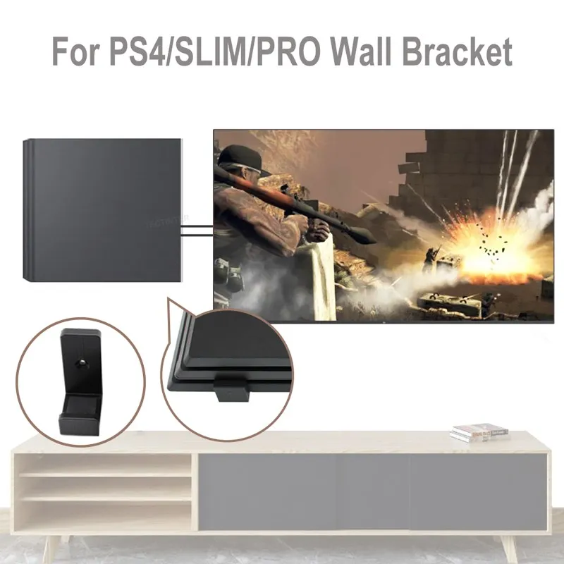 For PlayStation 4 Host Rack Hook Wall Mount Holder Bracket For PS4 Console Storage Stand Base For PS4 Pro/Slim Accessories
For PlayStation 4 Host Rack Hook Wall Mount Holder Bracket For PS4 Console Storage Stand Base For PS4 Pro/Slim Accessories