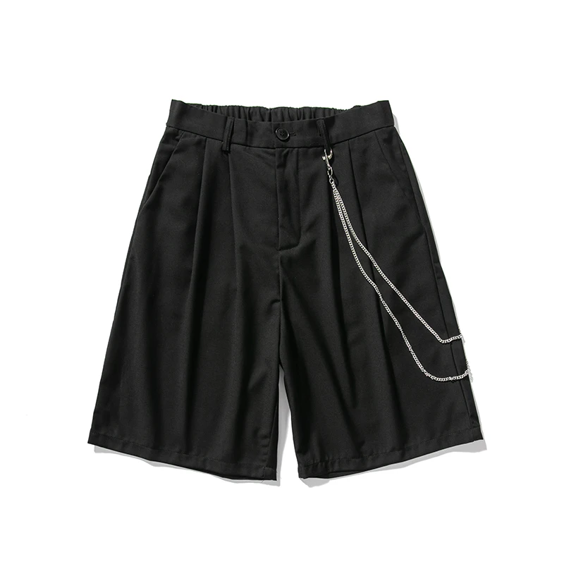 Men Korean Fashions Shorts With Chain 2021 Summer Hip Hop Streetwear Punk Pants Male Casual Black Loose Shorts Women
Men Korean Fashions Shorts With Chain 2021 Summer Hip Hop Streetwear Punk Pants Male Casual Black Loose Shorts Women