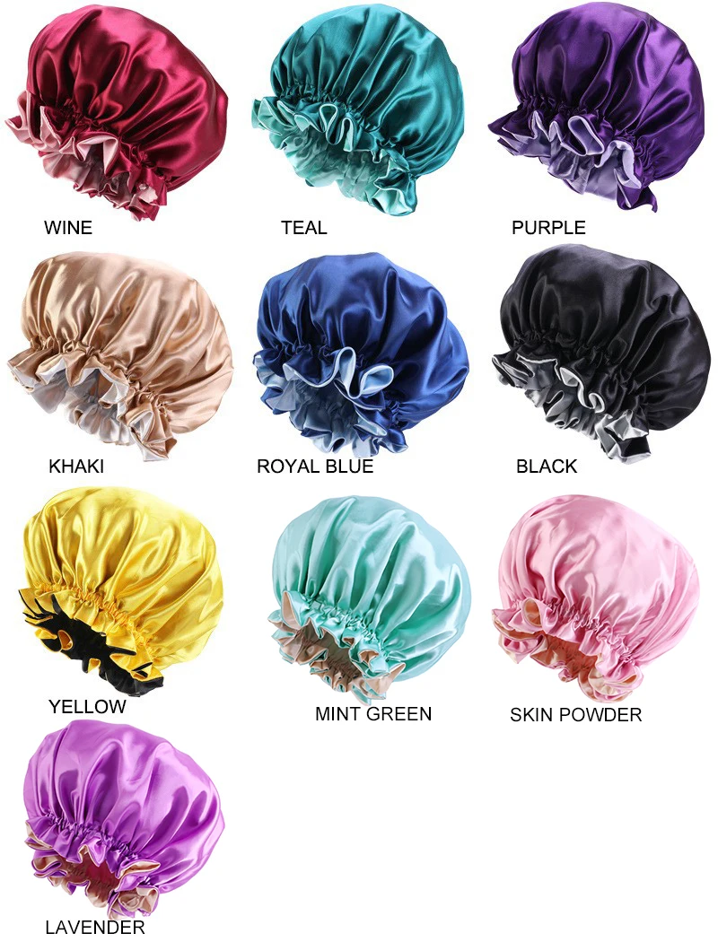Customize Large Size Satin Bonnet Day Night Sleep Cap for Women Double Layer Head Wrap Hair Accessories New Fashion
Customize Large Size Satin Bonnet Day Night Sleep Cap for Women Double Layer Head Wrap Hair Accessories New Fashion