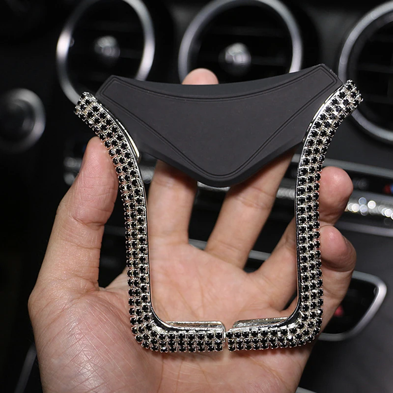 Universal Car Phone Holder with Bing Crystal Rhinestone Car Air Vent Cell Phone Holder for iPhone Samsung Car Holder
Universal Car Phone Holder with Bing Crystal Rhinestone Car Air Vent Cell Phone Holder for iPhone Samsung Car Holder
