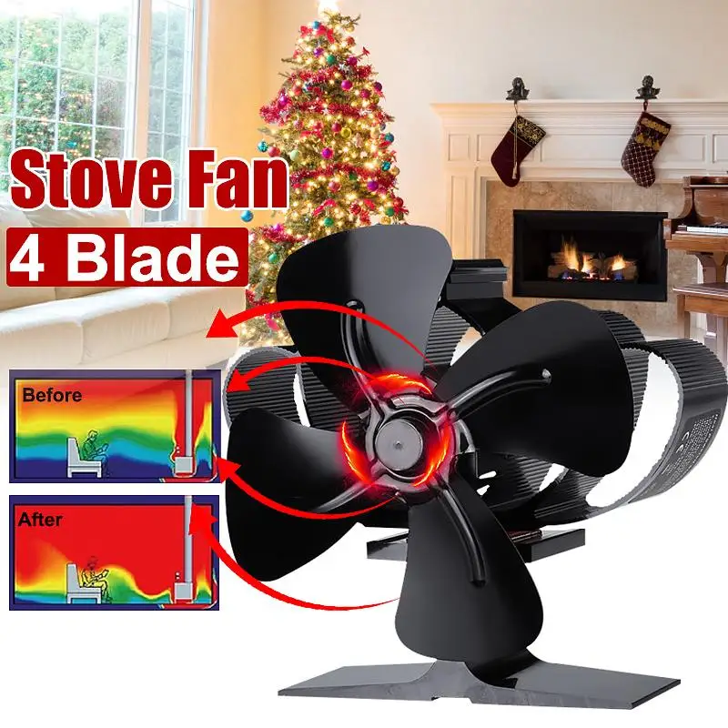 Mouted Dual Head 4/8 Blade Heat Powered Stove Fan komin Log Wood Burner Eco Friendly Quiet Fan Home Efficient Heat Distribution
Mouted Dual Head 4/8 Blade Heat Powered Stove Fan komin Log Wood Burner Eco Friendly Quiet Fan Home Efficient Heat Distribution