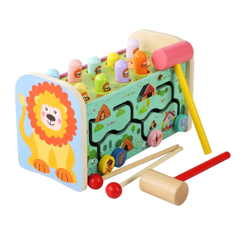 Children's Music Whac-a-Mole Car 1-3 Years Old Girl's and Boy's Baby Pound Wooden Trailer Large Intelligence Toy
Children's Music Whac-a-Mole Car 1-3 Years Old Girl's and Boy's Baby Pound Wooden Trailer Large Intelligence Toy