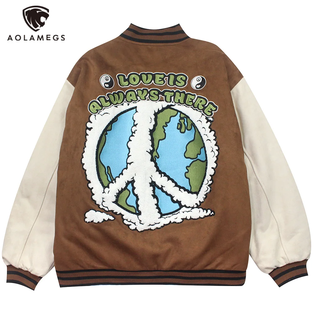 Aolamegs Winter Baseball Jacket Men Hit Color Patchwork Letter Embroidery Coat Padded Warm Cozy College Style Hip Hop Streetwear
Aolamegs Winter Baseball Jacket Men Hit Color Patchwork Letter Embroidery Coat Padded Warm Cozy College Style Hip Hop Streetwear