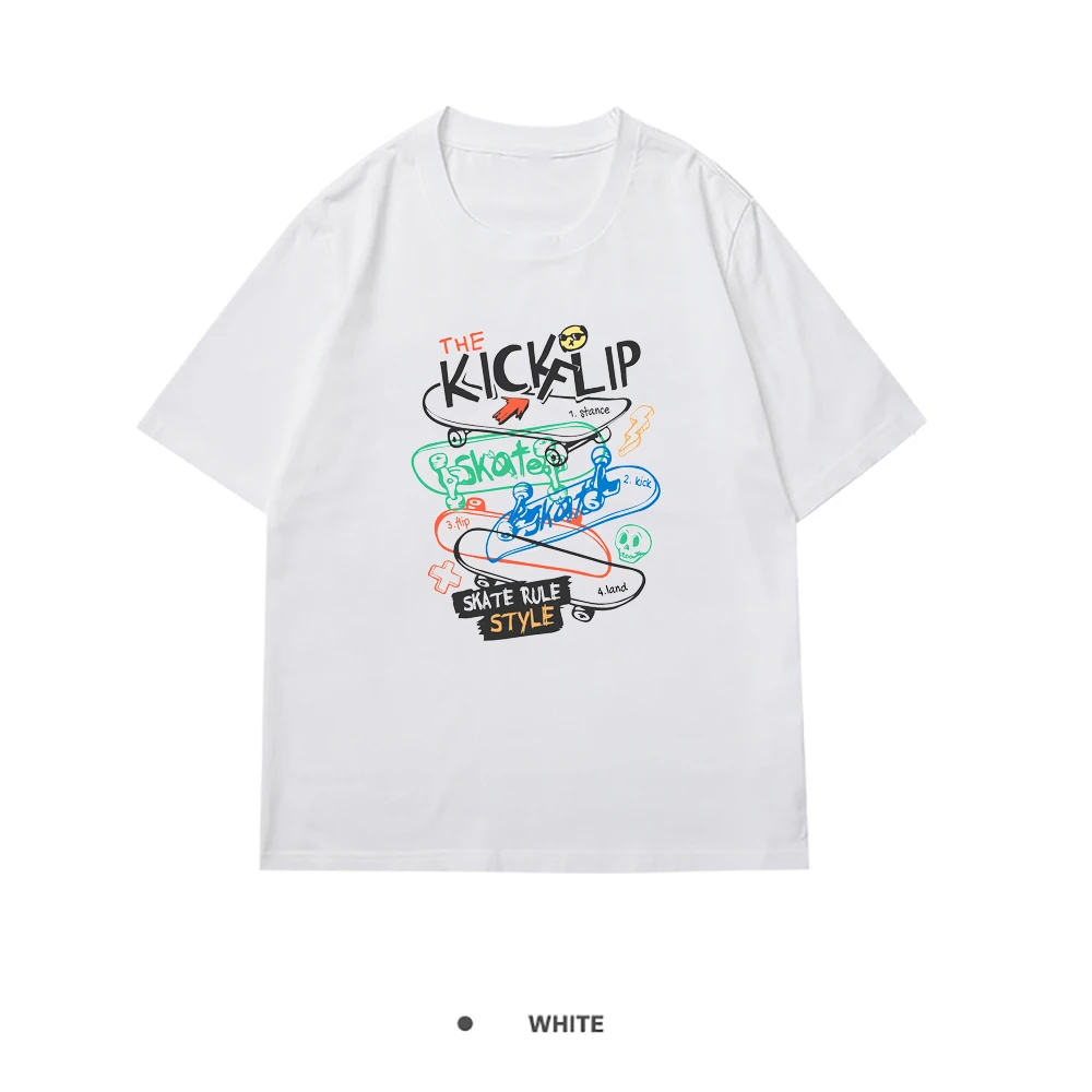 The Kick Flip Print T Shirt Woman Spring Summer Oversized T Shirts 2021 Large Size T-shirt Fashion Breathable Female T Shirt
The Kick Flip Print T Shirt Woman Spring Summer Oversized T Shirts 2021 Large Size T-shirt Fashion Breathable Female T Shirt