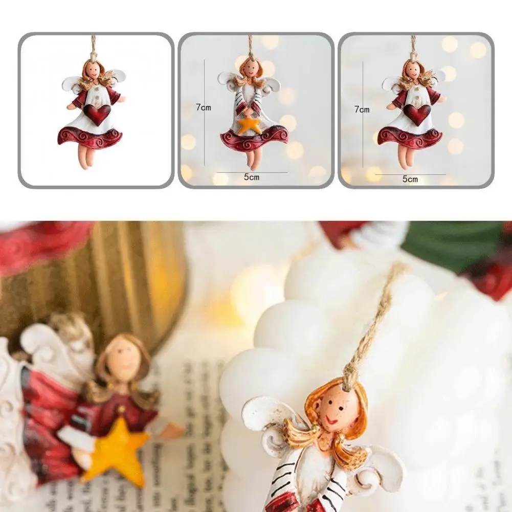 Resin Funny Christmas Angel Girl Pendant Lovely Angel Girl Pendant Vivid Gesture for Home
Resin Funny Christmas Angel Girl Pendant Lovely Angel Girl Pendant Vivid Gesture for Home