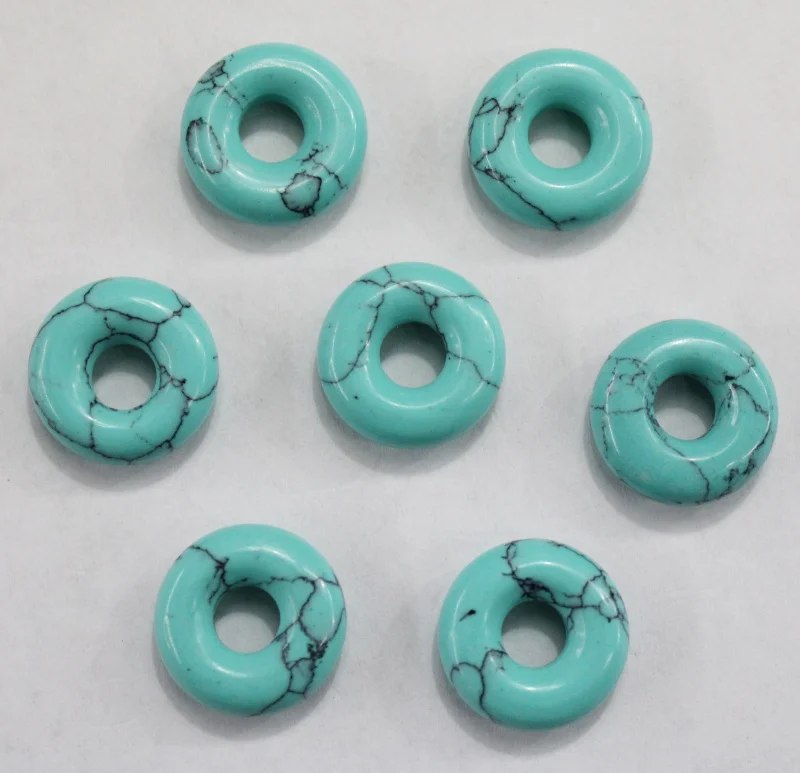 wholesale 12 colour natural stone Turquoises donut pendants 15mm beads for jewelry making accessories 15pcs
wholesale 12 colour natural stone Turquoises donut pendants 15mm beads for jewelry making accessories 15pcs