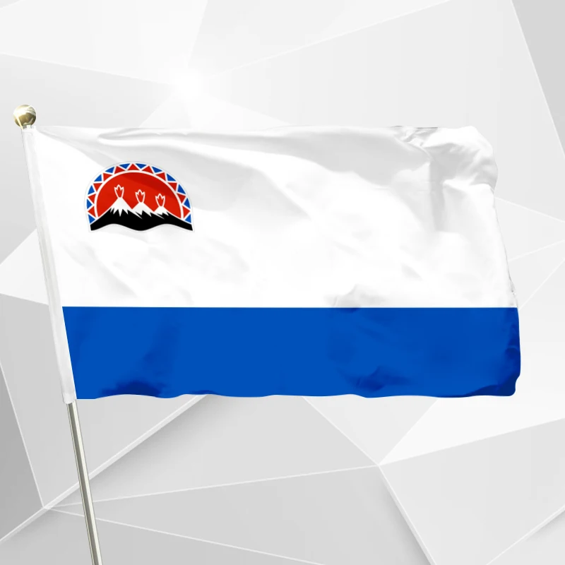 Russia Kamchatka Krai Flag 90x150cm 3x5ft 120g 100D Office/Activity/parade/Festival/ Home Decoration 60x90cm 21x14cm Banner
Russia Kamchatka Krai Flag 90x150cm 3x5ft 120g 100D Office/Activity/parade/Festival/ Home Decoration 60x90cm 21x14cm Banner