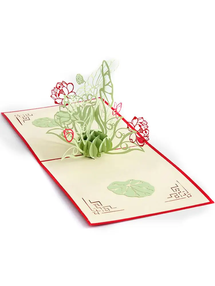 Unique Design 3D Card Exquisite Festive Red Pop-up Greeting Birthday Card Cute Gifts For Party Invitation Wedding Various Styles
Unique Design 3D Card Exquisite Festive Red Pop-up Greeting Birthday Card Cute Gifts For Party Invitation Wedding Various Styles