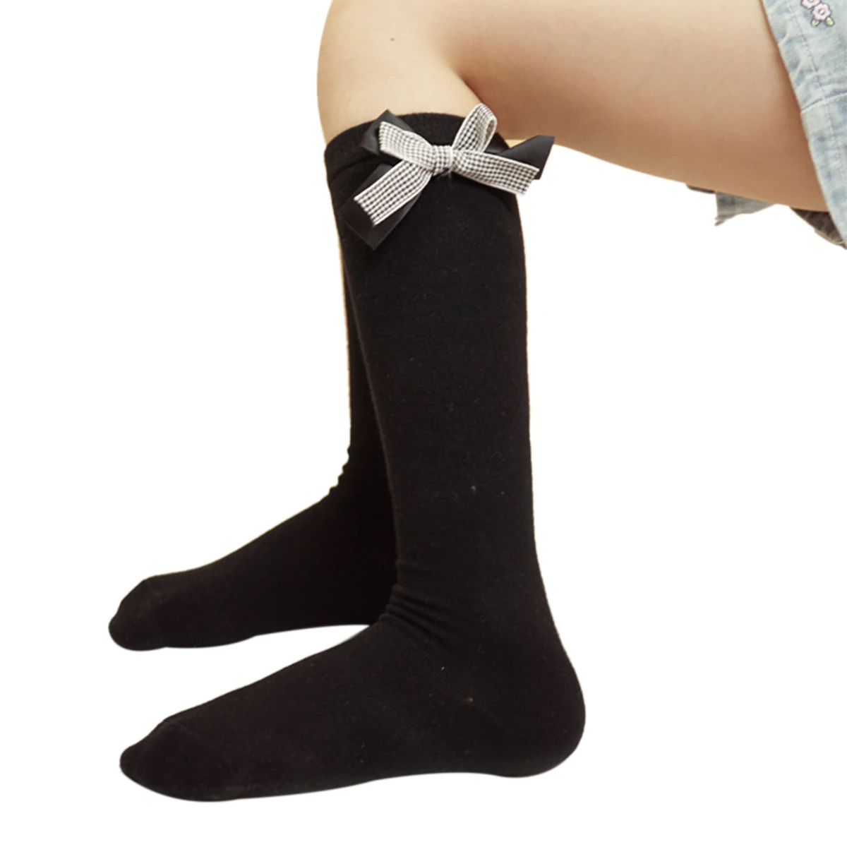 Girls' Plaid Bow Cotton Socks Spring and Autumn Fashion Sweet Non Slip Children's Mid Tube Socks With Bowknot
Girls' Plaid Bow Cotton Socks Spring and Autumn Fashion Sweet Non Slip Children's Mid Tube Socks With Bowknot
