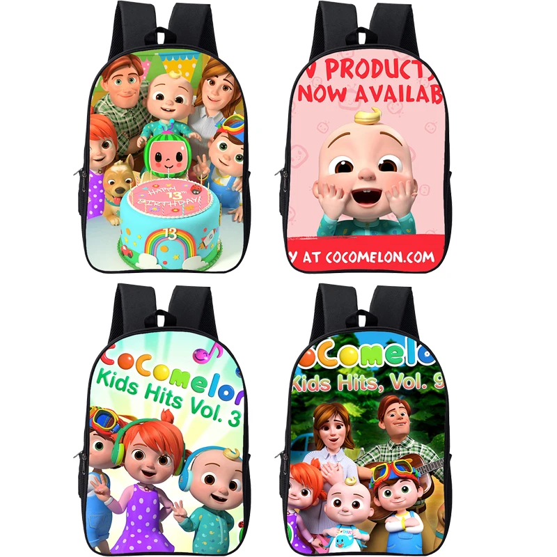 Cocomelon Backpacks Kids 16 Inch Canvas Double Zipper Anime Cartoon Children School Bags for Girls Mochila Para Hombre 2021
Cocomelon Backpacks Kids 16 Inch Canvas Double Zipper Anime Cartoon Children School Bags for Girls Mochila Para Hombre 2021