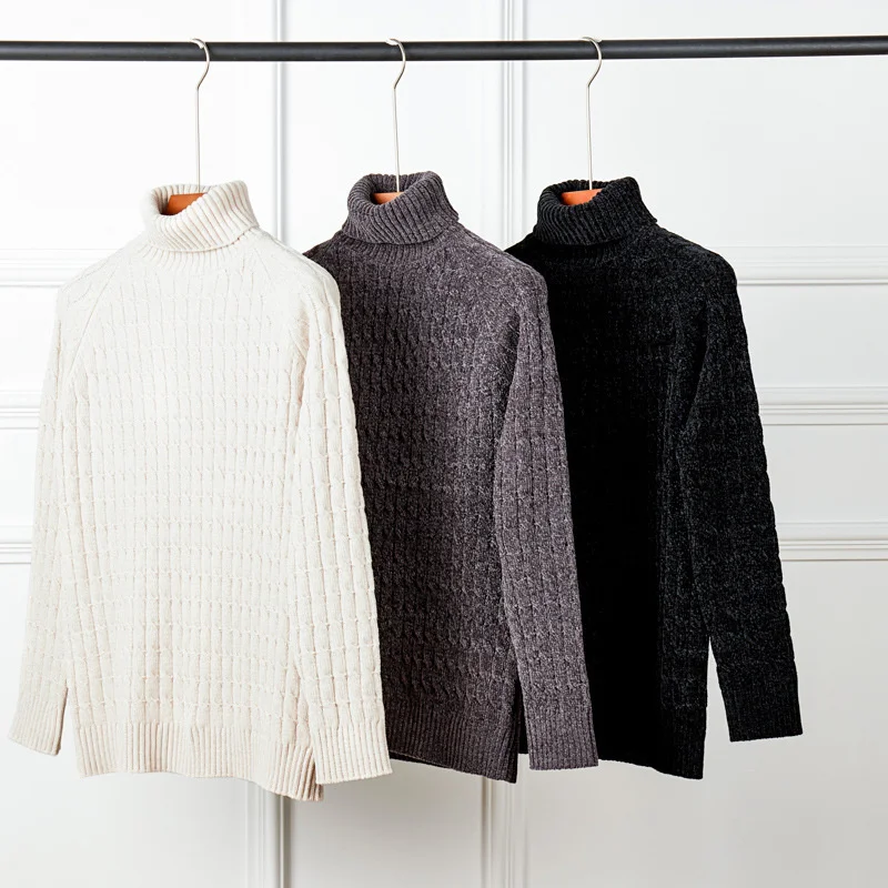 2021 autumn and winter new sweater men's high neck Pullover long sleeve casual loose twisted knit fashion
2021 autumn and winter new sweater men's high neck Pullover long sleeve casual loose twisted knit fashion
