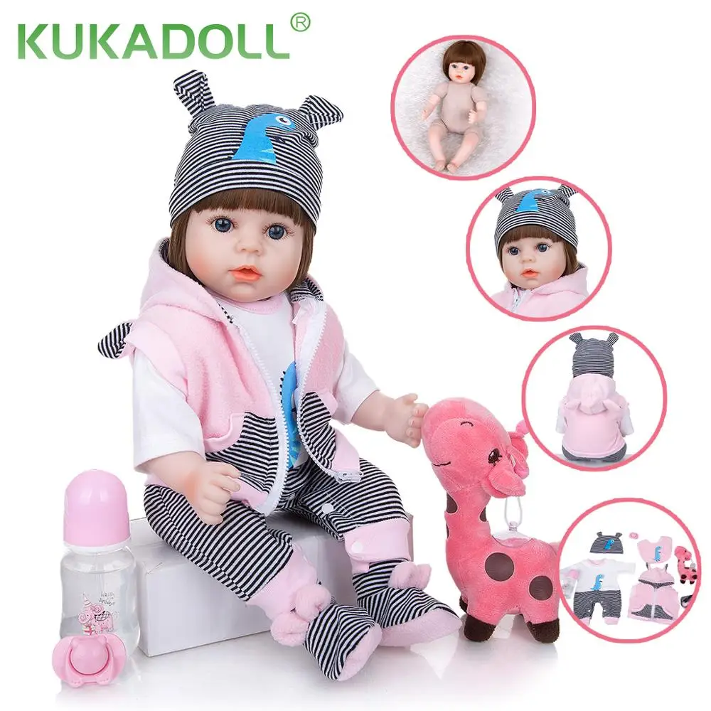 KUKADOLL 18 Дюймов 48 см Прекрасный Reborn Baby парик для кукол волосы ткани тела Reborn для маленьких девочек куклы для детей на день рождения Рождествен...
KUKADOLL 18 Дюймов 48 см Прекрасный Reborn Baby парик для кукол волосы ткани тела Reborn для маленьких девочек куклы для детей на день рождения Рождествен...