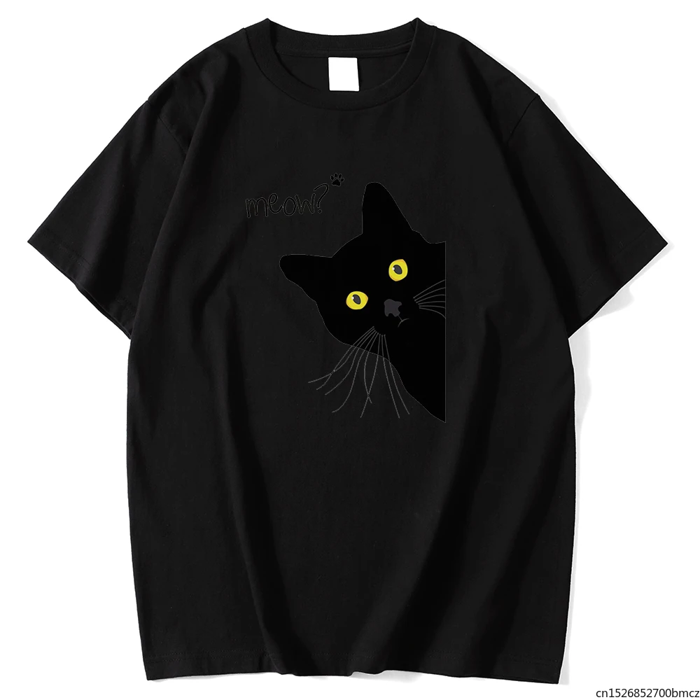 Meow Cat Cartoons Printing Womens T Shirts Cool Vintage Creativity Oversized Tshirt Vogue High Quality Women Short Sleeves
Meow Cat Cartoons Printing Womens T Shirts Cool Vintage Creativity Oversized Tshirt Vogue High Quality Women Short Sleeves