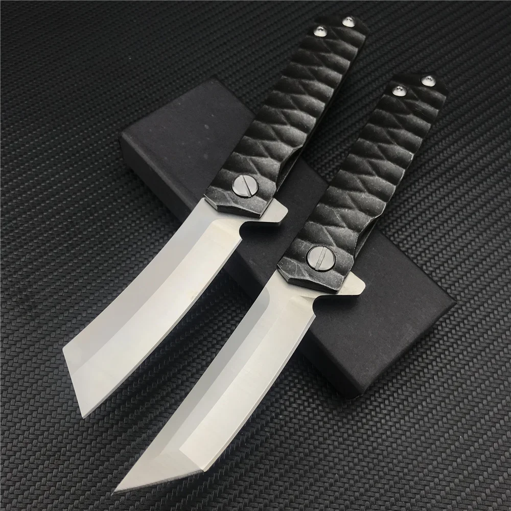 2 Styles Slay Folding Knife Tactical Hunting Knife Camping Survival Outdoors EDC Self Defense Knives Tools Steel Version
2 Styles Slay Folding Knife Tactical Hunting Knife Camping Survival Outdoors EDC Self Defense Knives Tools Steel Version
