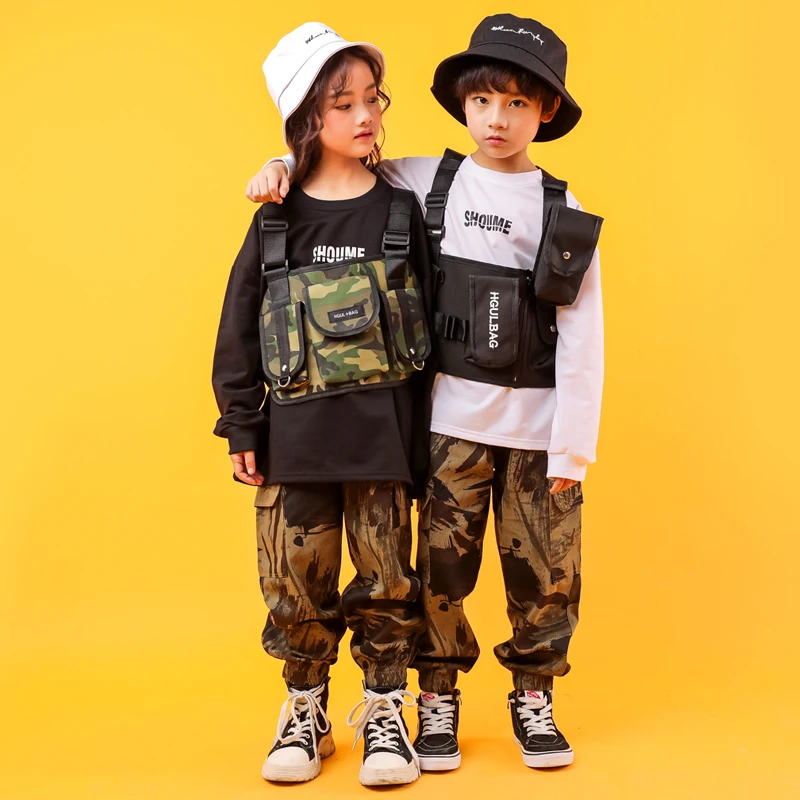 Kid Cool Hip Hop Clothing Outfit Sweatshirt Shirt Top Crop Camouflage Pants for Girl Jazz Ballroom Dance Costume Clothes Wear
Kid Cool Hip Hop Clothing Outfit Sweatshirt Shirt Top Crop Camouflage Pants for Girl Jazz Ballroom Dance Costume Clothes Wear