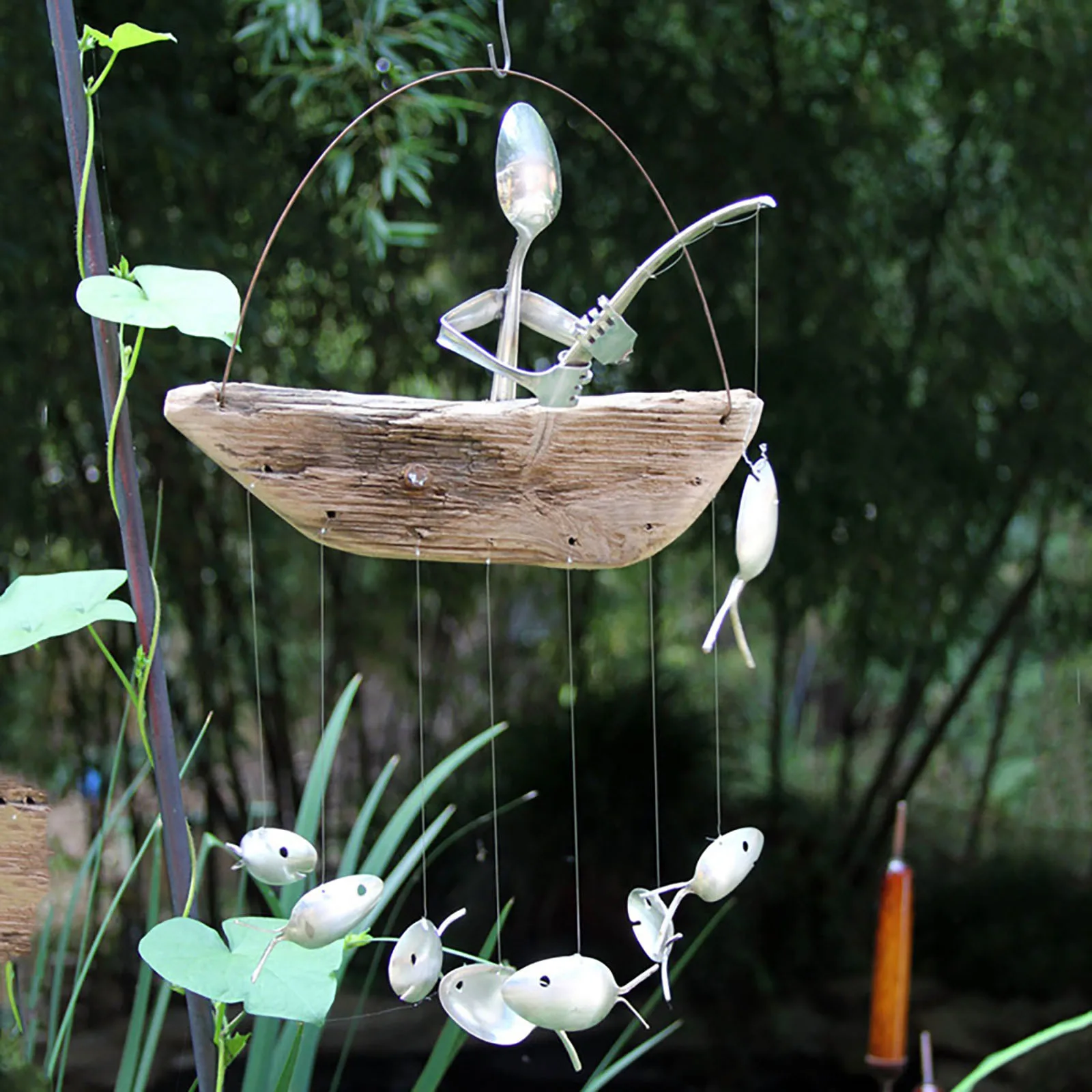 Creative Pendant Fishing Man Wind Chime Pendant Spoon Head Bell Pendant Boho Decor Ramadan Decoration Decor Garden Home Decor
Creative Pendant Fishing Man Wind Chime Pendant Spoon Head Bell Pendant Boho Decor Ramadan Decoration Decor Garden Home Decor