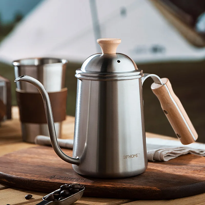 Espresso Maker 650ML Wooden Handle Thin Mouth Coffee Tea Pot Non-stick Coating Stainless Steel Gooseneck Drip Kettle Coffeeware
Espresso Maker 650ML Wooden Handle Thin Mouth Coffee Tea Pot Non-stick Coating Stainless Steel Gooseneck Drip Kettle Coffeeware