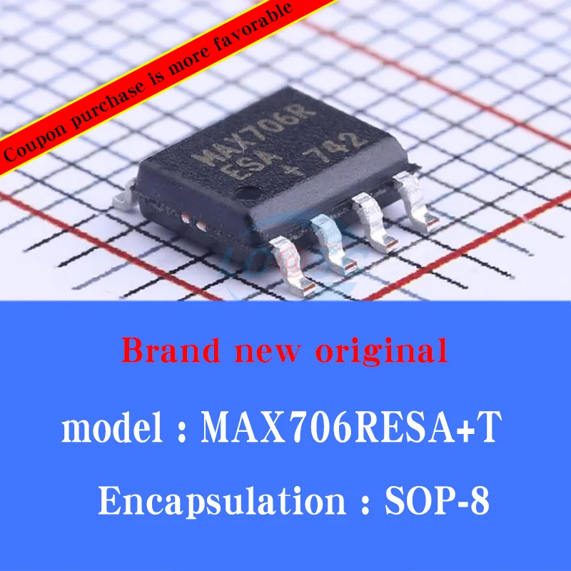 50 шт./партия, новые оригинальные микропроцессоры MAX706RESA + T MAX706R, микропроцессор для мониторинга и сброса чипа
50 шт./партия, новые оригинальные микропроцессоры MAX706RESA + T MAX706R, микропроцессор для мониторинга и сброса чипа