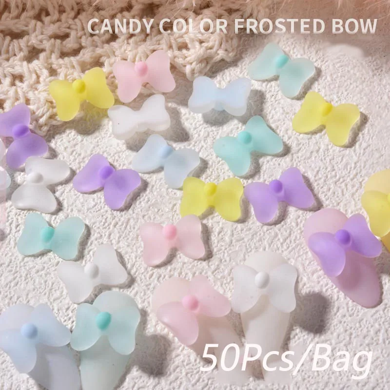50PC New Design Frosted Bowknot Nail Art Decor. Sweet Jelly 2021 Bow Acrylic Material Manicure Rhinestones Accessories 7X11mmDIY
50PC New Design Frosted Bowknot Nail Art Decor. Sweet Jelly 2021 Bow Acrylic Material Manicure Rhinestones Accessories 7X11mmDIY