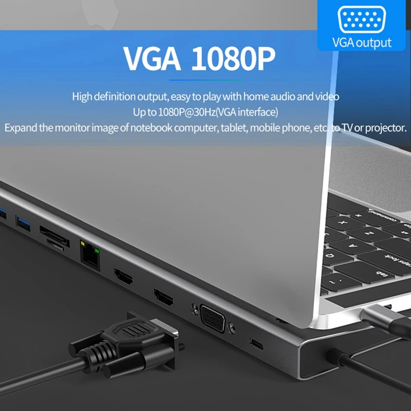 HOT-Blueendless 11 in 1 USB Type C HUB to HDMI VGA Lan USB 3.0 Ports SD/TF Card Reader PD Charger Adapter for Pro 
HOT-Blueendless 11 in 1 USB Type C HUB to HDMI VGA Lan USB 3.0 Ports SD/TF Card Reader PD Charger Adapter for Pro