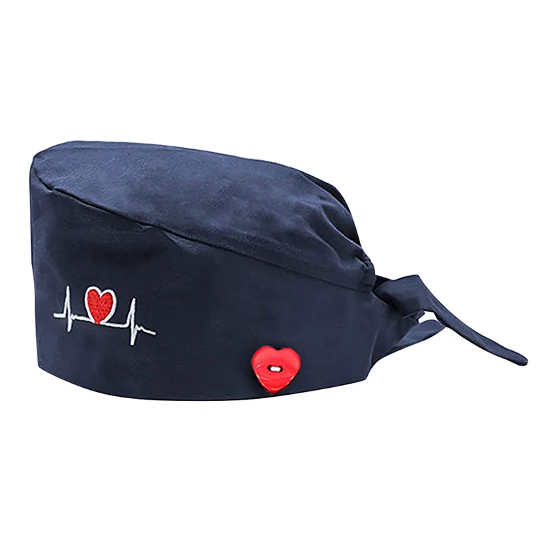 New Button Embroidered Hat Solid Color Operating Room Hat For Doctor Nurse Female Beautician Dustproof Gourd Cap Variety
New Button Embroidered Hat Solid Color Operating Room Hat For Doctor Nurse Female Beautician Dustproof Gourd Cap Variety