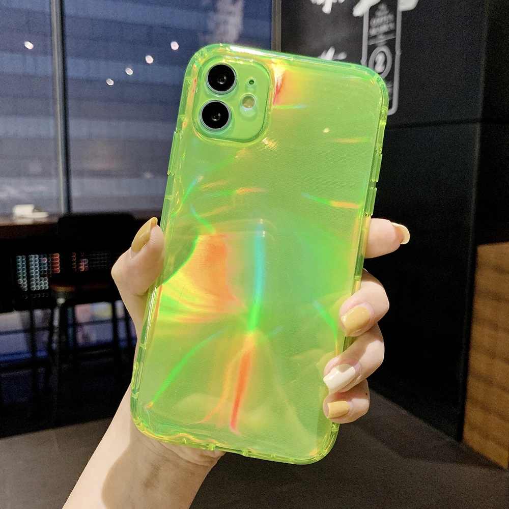 Laser Silicone Soft Phone Case For iPhone SE 2020 11 Pro XS Max XR X 8 7 Plus Camera Lens Full Protect Shockproof Back Cover
Laser Silicone Soft Phone Case For iPhone SE 2020 11 Pro XS Max XR X 8 7 Plus Camera Lens Full Protect Shockproof Back Cover