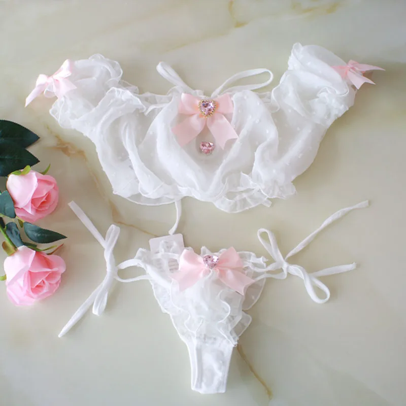 Фото Сексуальное женское нижнее белье SEXYE для секс кукла из тпе прозрачный кружевной