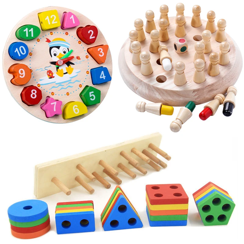 Aerpher Kids Montessori Wooden Toy Memory Match Stick Chess Game Fun Block Board Game Digital Clock Puzzles Toy For Children
Aerpher Kids Montessori Wooden Toy Memory Match Stick Chess Game Fun Block Board Game Digital Clock Puzzles Toy For Children