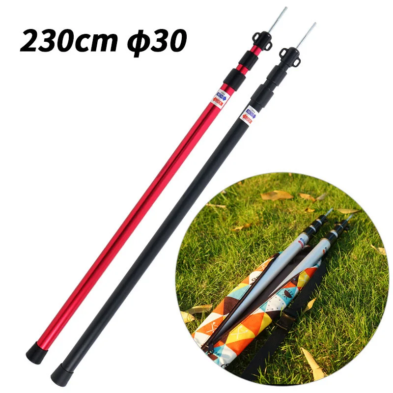 230Cm Camping Tent Canopy Pole Aluminum Alloy Ultralight Tent Pole Portable Camping Awning Support Camping Telescopic Pole
230Cm Camping Tent Canopy Pole Aluminum Alloy Ultralight Tent Pole Portable Camping Awning Support Camping Telescopic Pole