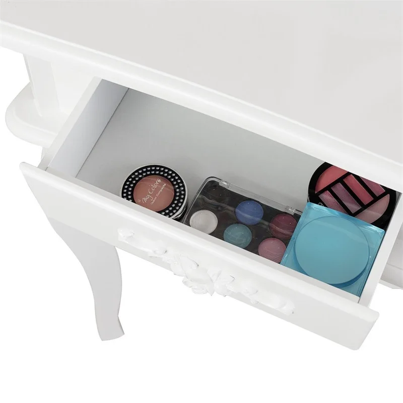 Mirror Jewelry Storage Makeup Dressing Table Vanity Set Dressers for Bedroom High Quality Furniture Bedroom Sets HW58803 
Mirror Jewelry Storage Makeup Dressing Table Vanity Set Dressers for Bedroom High Quality Furniture Bedroom Sets HW58803