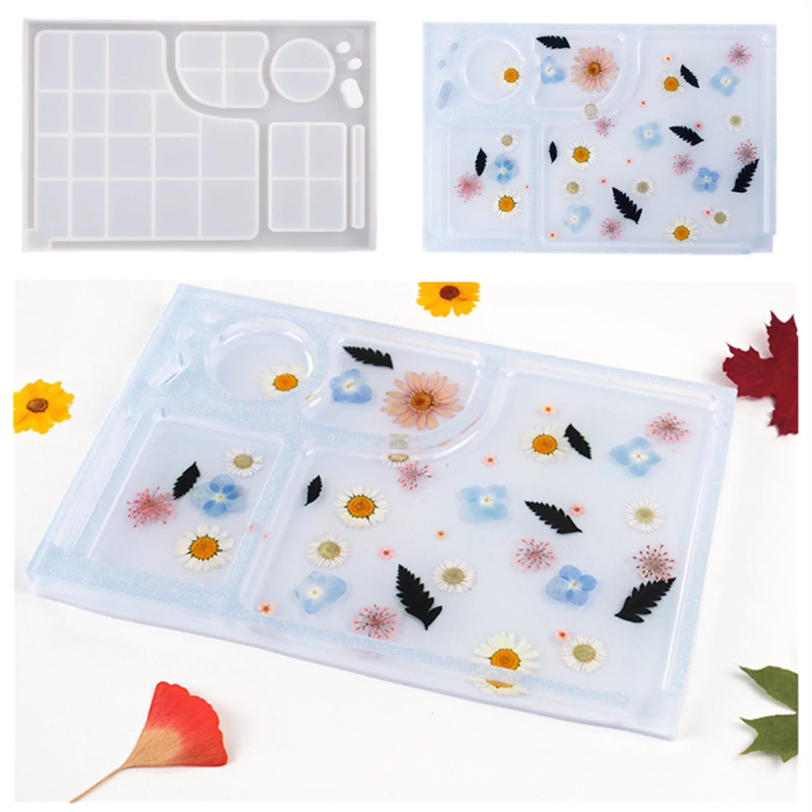 Silicone Mold Crystal Epoxy Square Resin Mirror Makeup Tray Crystal Epoxy Mirror Mold Reel Cigarette Tray Makeup Tray Mold
Silicone Mold Crystal Epoxy Square Resin Mirror Makeup Tray Crystal Epoxy Mirror Mold Reel Cigarette Tray Makeup Tray Mold