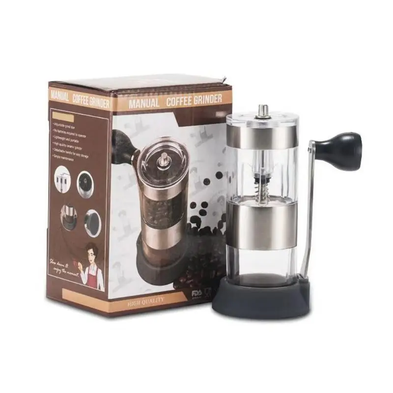 Portable Coffee Grinder Washable Manual Coffee Grinding Machine for Home Office Use
Portable Coffee Grinder Washable Manual Coffee Grinding Machine for Home Office Use