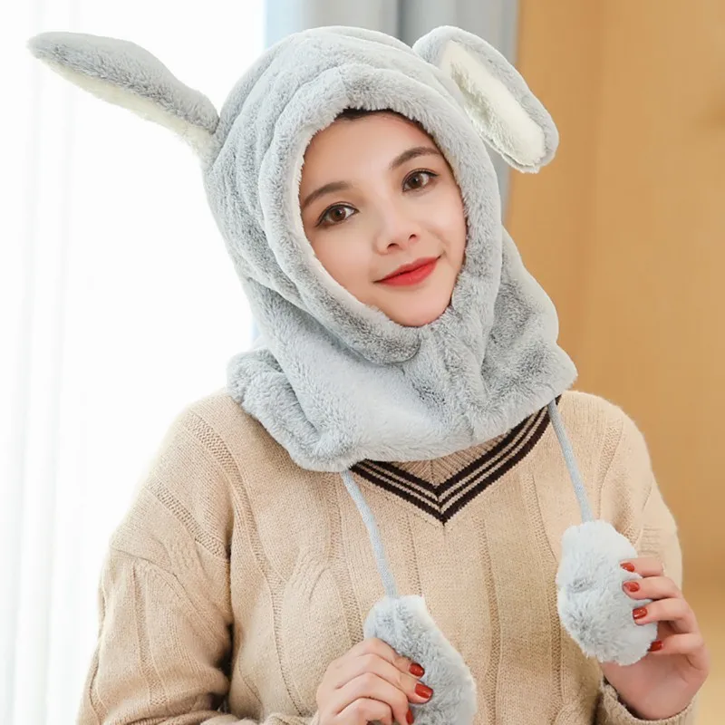 Ear plush hat ladies winter bib one cap Koreancollar warm and velvet earmuffs hat version of the tide neck
Ear plush hat ladies winter bib one cap Koreancollar warm and velvet earmuffs hat version of the tide neck