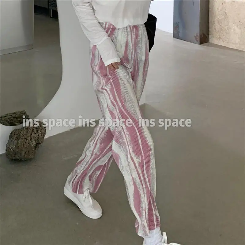 Vintage Print Leisure Womens Pant Full Length Pants Women Trendy Pleated Summer Soft High Waisted All-match Chic Ladies Trousers
Vintage Print Leisure Womens Pant Full Length Pants Women Trendy Pleated Summer Soft High Waisted All-match Chic Ladies Trousers