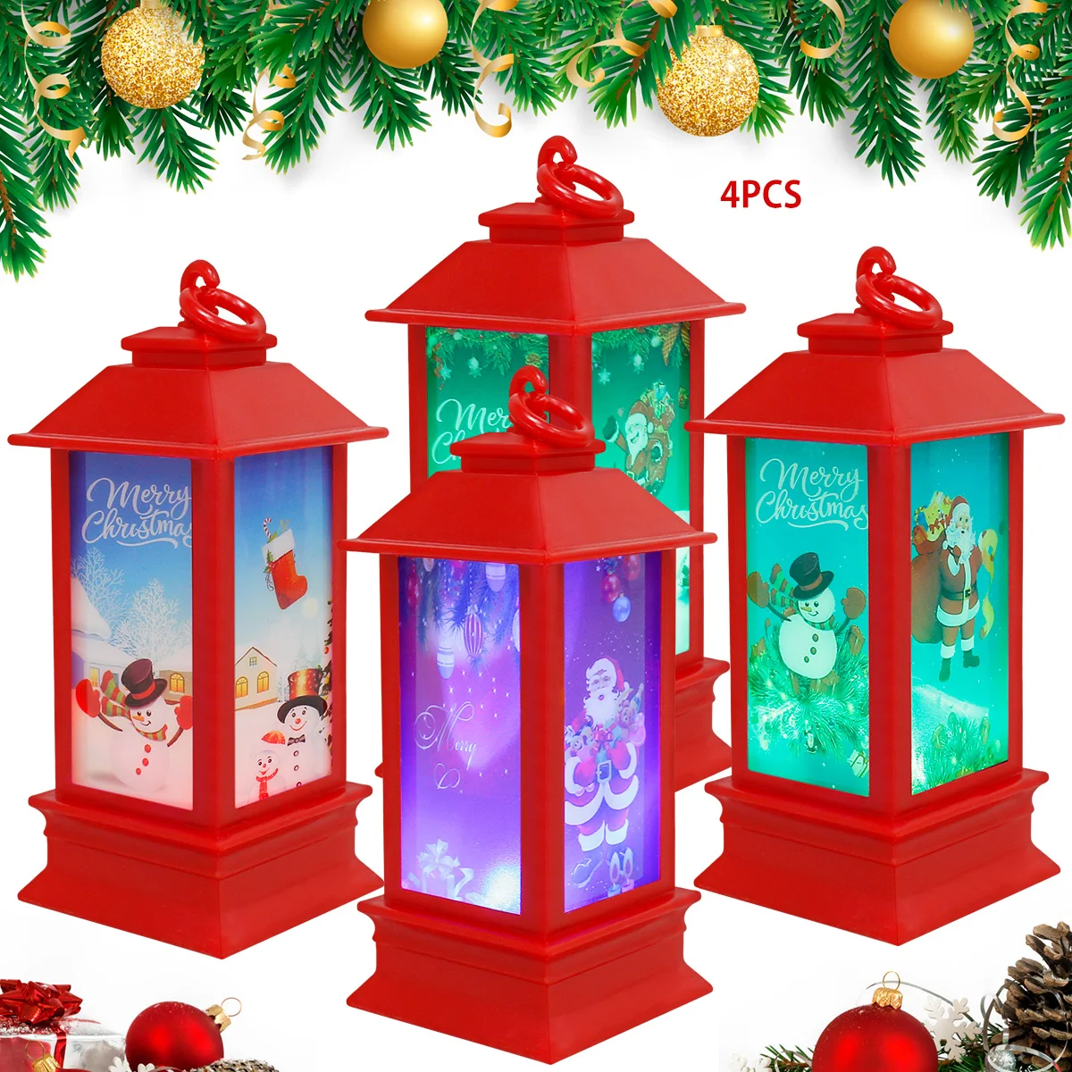 Christmas Retro LED Candle Lanterns Battery Powered Glowing Lighthouse Lamp Tea Light Atmosphere Props Light Home Decoration
Christmas Retro LED Candle Lanterns Battery Powered Glowing Lighthouse Lamp Tea Light Atmosphere Props Light Home Decoration