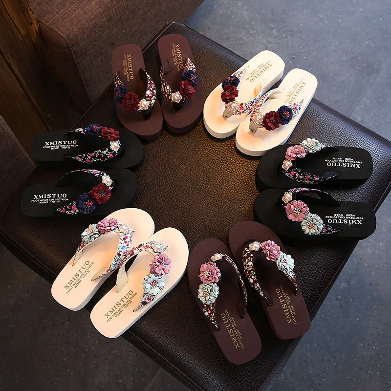 Симпатичные летние детские тапочки для девочек модная пляжная обувь родителей и
