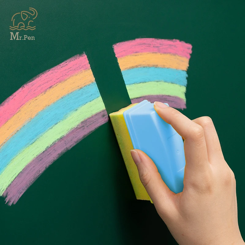 6 цветов белые Беспыльные Меловые карандаши для доски кухонная банка съемные