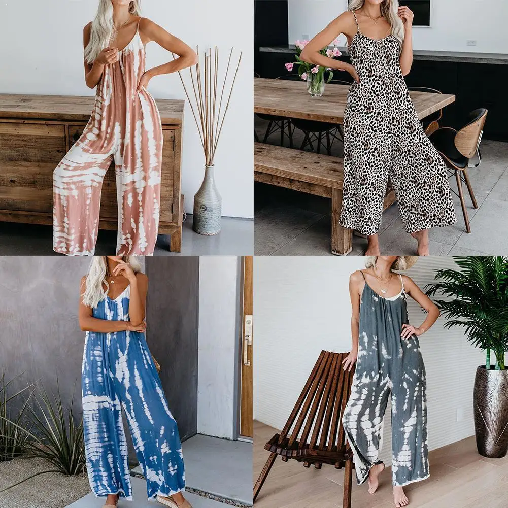 2020 Women's Sleeveless Tie-Dye Beach Boho Casual Jumpsuit Homewear Vacation Coveralls Summer High X2S6
2020 Women's Sleeveless Tie-Dye Beach Boho Casual Jumpsuit Homewear Vacation Coveralls Summer High X2S6