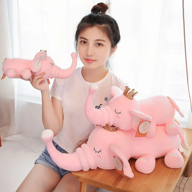 45-80cm Cute Elephant Plush Toys Infant Back Cushion Soft Stuffed Baby Sleeping Elephant Pillow Kids Girl Birthday Xmas Gift
45-80cm Cute Elephant Plush Toys Infant Back Cushion Soft Stuffed Baby Sleeping Elephant Pillow Kids Girl Birthday Xmas Gift